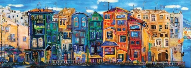 Art Puzzle Panoramic Colorful City 1000 Piece Jigsaw