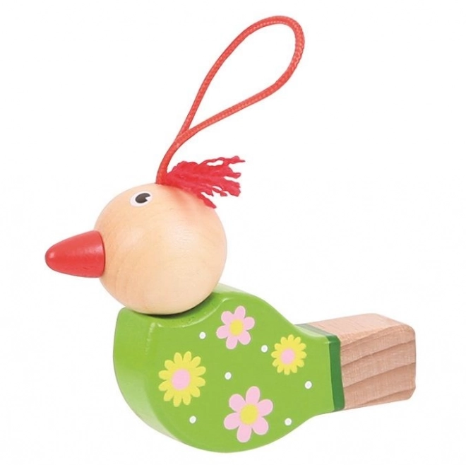 Wooden Bird Whistle Yellow