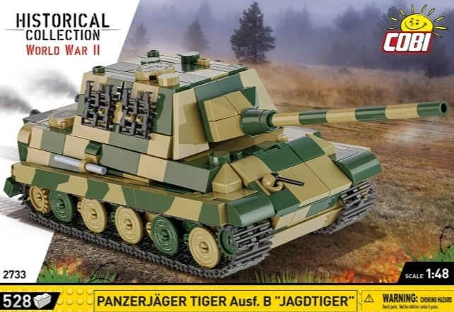 Konstruktiós készlet Tank Panzerjäger Tiger Ausf. B Jagdtiger