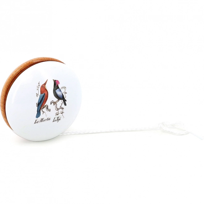 Vilac yoyos with rare bird illustrations