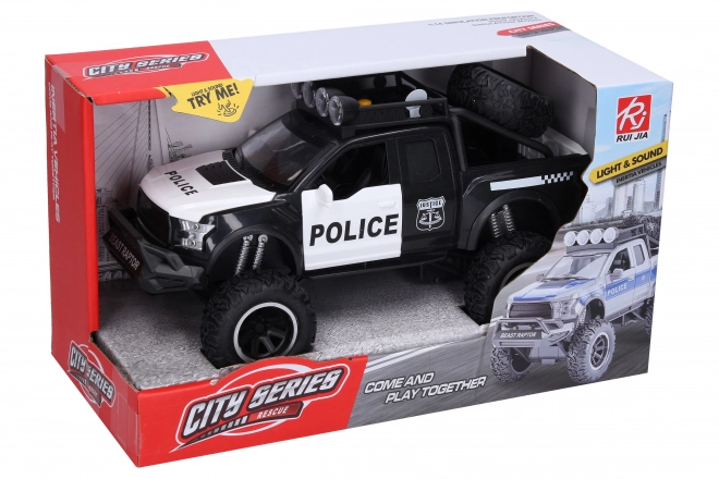 Police Off-Road Car with Effects