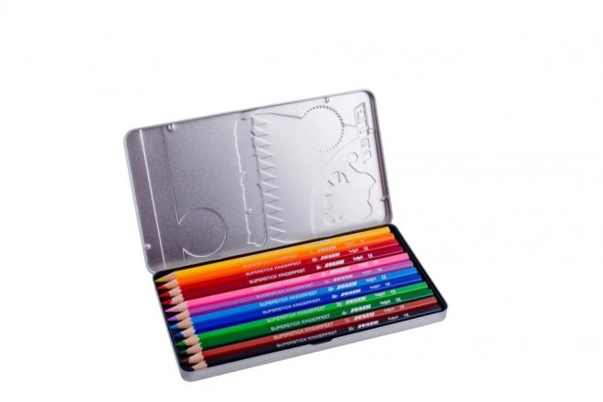 Supersticks Colored Pencils Set in Metal Box