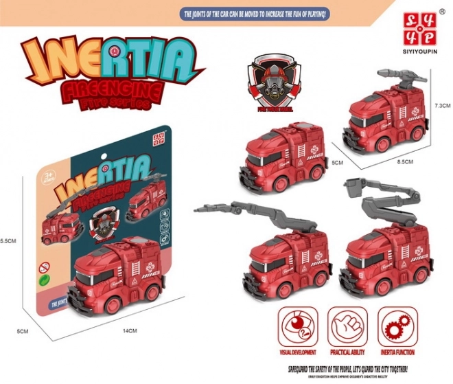 Pull-Back Fire Truck Toy