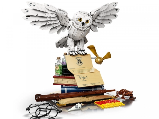 Hedvig med brev til Hogwarts
