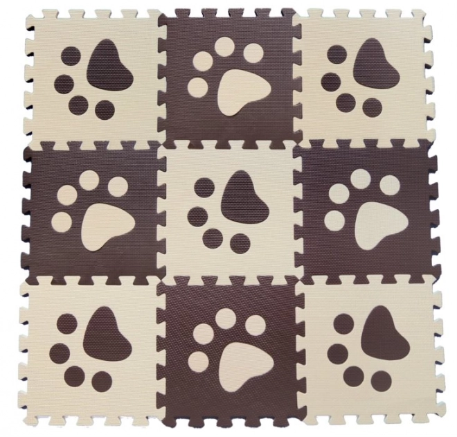 Foam Baby Puzzle Brown Paw