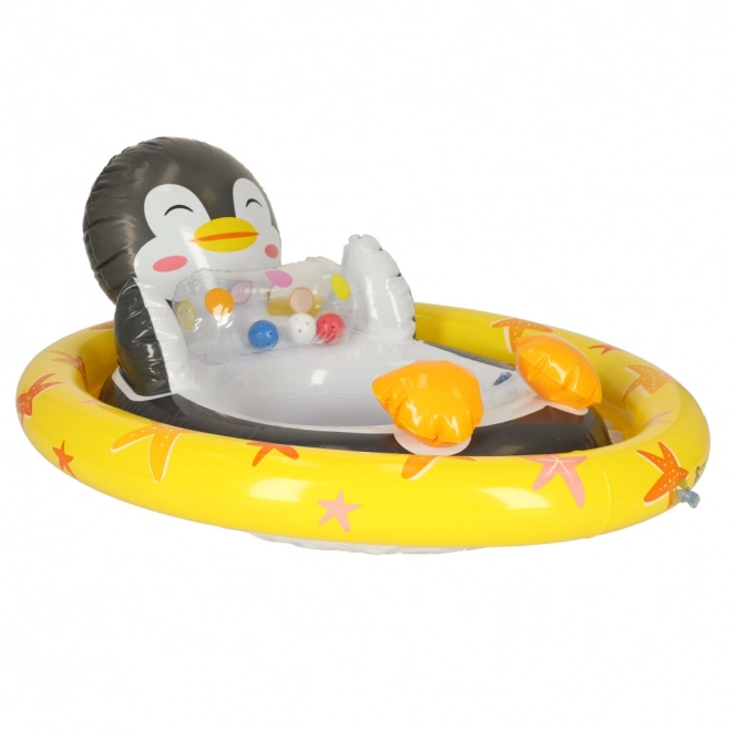 Inflatable Penguin Swim Ring for Children