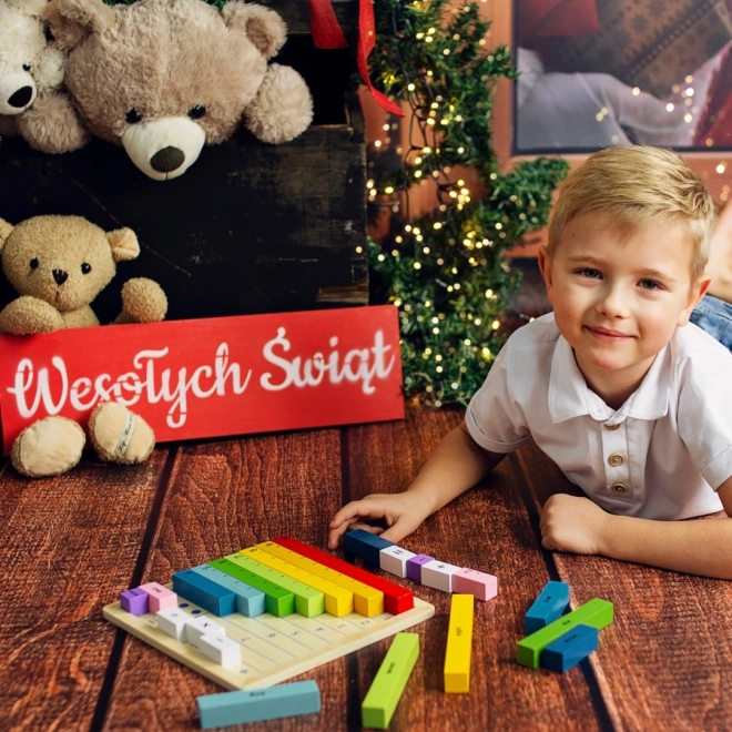 Gioco in legno - puzzle contare