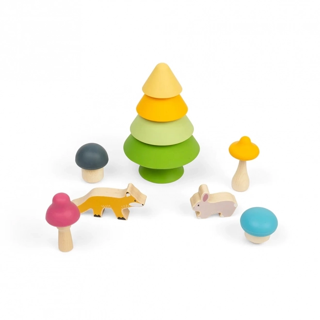 Forest Animals Wooden Playset