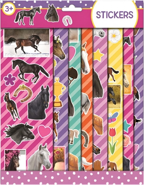 Set d’autocollants chevaux – 8 feuilles