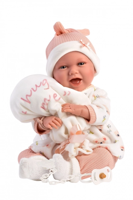 Realistic Baby Doll with Sounds and Soft Cloth Body