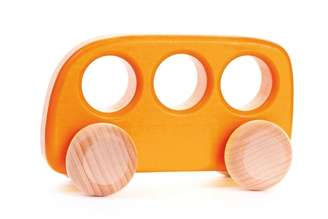 Wooden Bus Orange