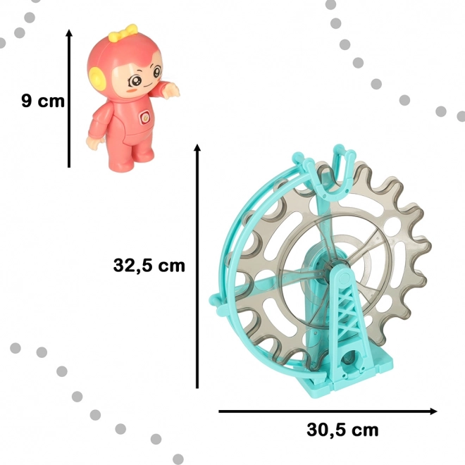 Magnetic Building Blocks Marble Track with Sound and Music