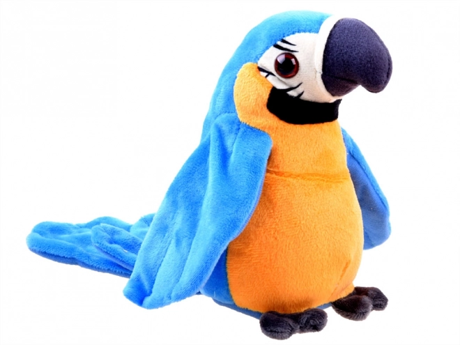 Colorful Talking Plush Parrot – red