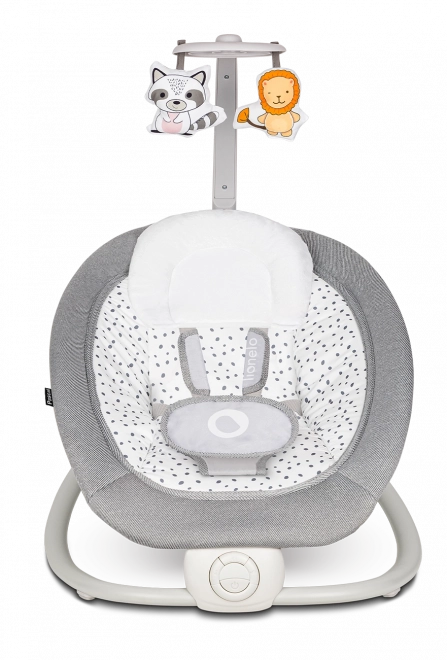 Lionelo Baby Bouncer Pascal Grey Scandi – Grey Dove