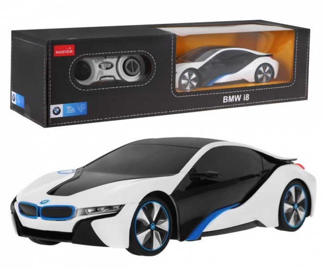 Remote Control BMW i8 White by Rastar 1:24 Scale