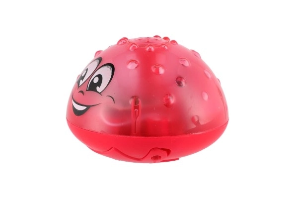 Water Spray Fountain Toy with Light – Red