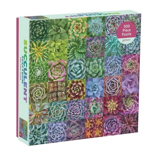 Colorful Succulents Puzzle 500 Pieces