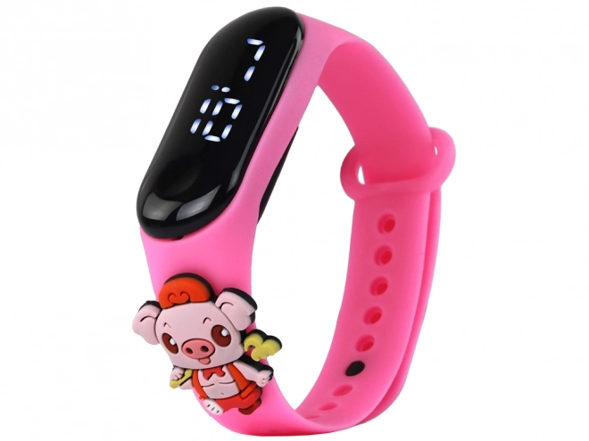 Pink Piglet Kids Touchscreen Watch