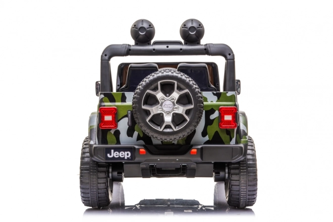 Electric Ride-On Jeep Wrangler Rubicon Camouflage