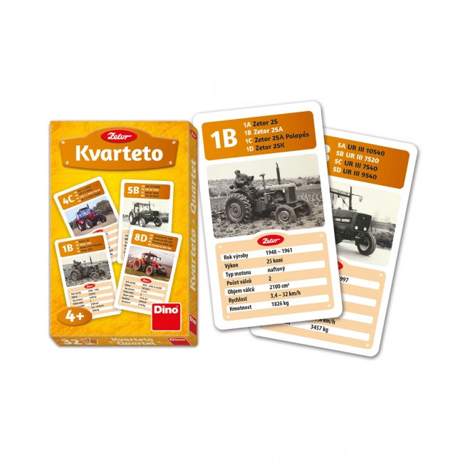 Zetor Tractor Quartet Card Game