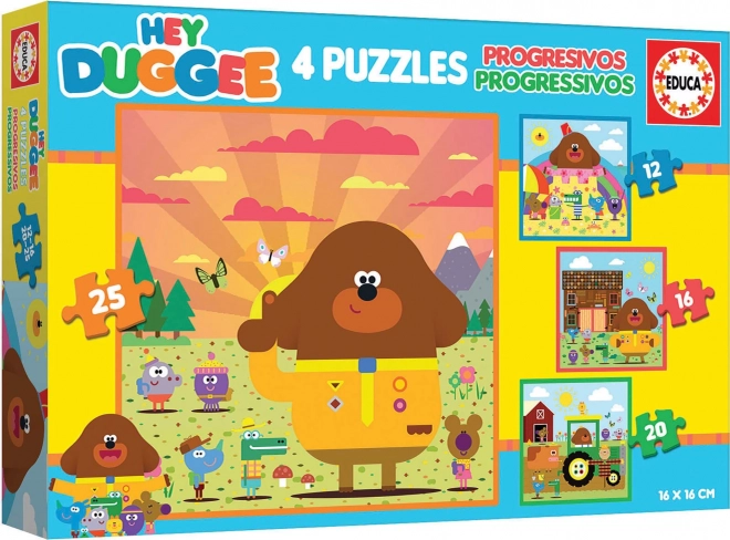 Hey Duggee Progressive Puzzle Set