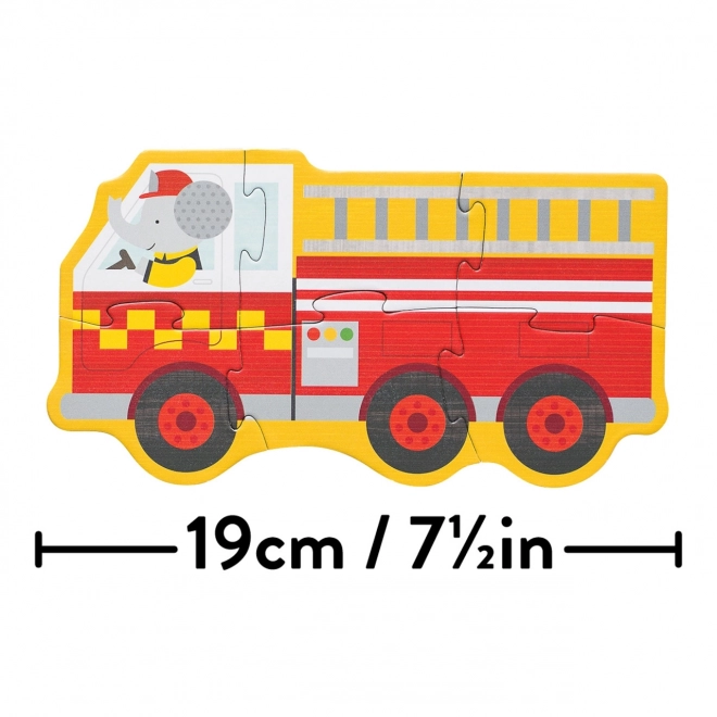 Rescue Vehicle Puzzle Set by Petit Collage