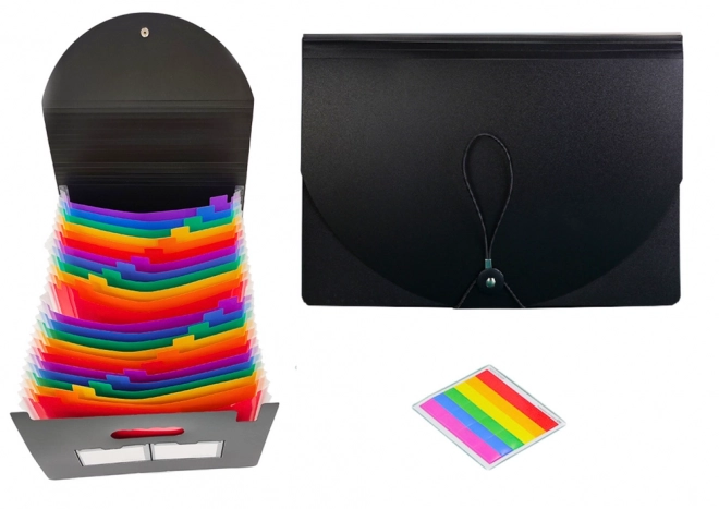 Colorful Document Organizer Folder with Dividers