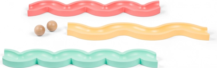 Connectable wavy pieces