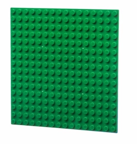 Building Base Plate 16x16 Dark Green