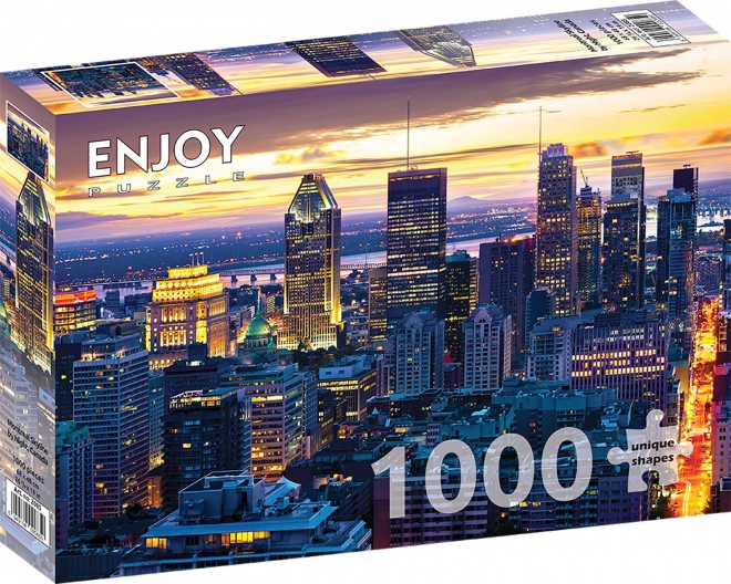 Enjoy puzzle Montreal night Canada 1000 pieces