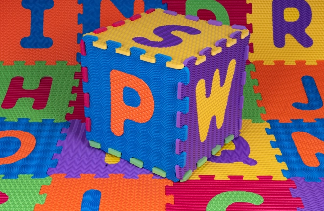 Sensory Alphabet Foam Puzzle Mat for Kids