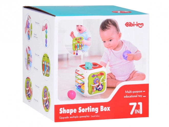 Interactive Shape Sorter and Xylophone Play Cube