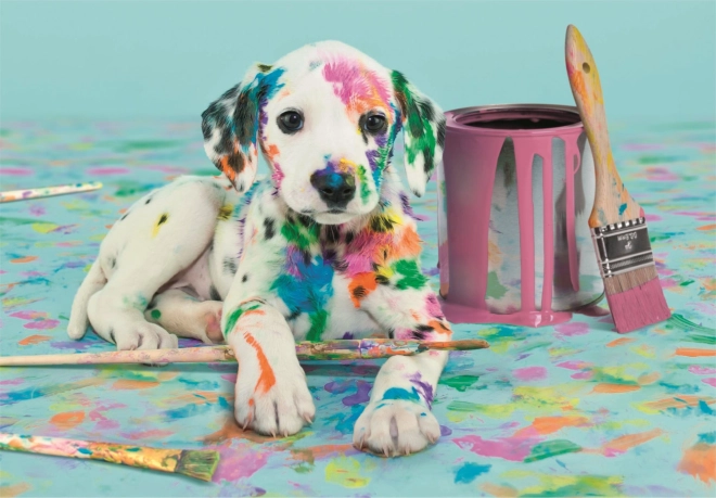 Puzzel 500 stukjes Compact – Vrolijke dalmatiër