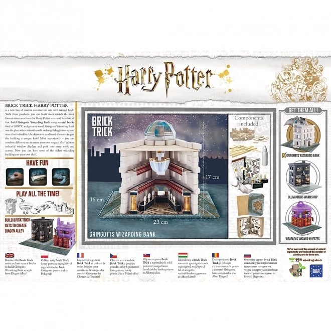 Trefl Brick Trick Harry Potter: Gringotts Wizarding Bank Building Set