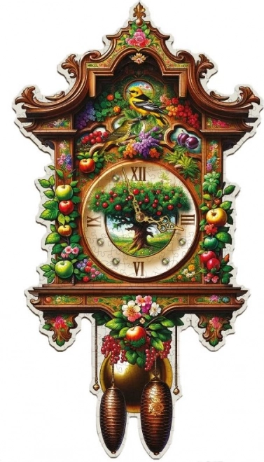 Wooden Puzzle Cuckoo Clock by Wooden City