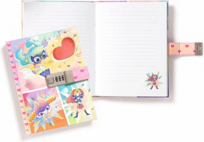 DJECO Secret Diary with Code Lock Lam