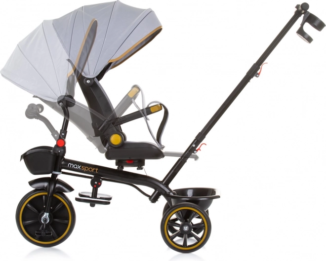 Chipolino Tricycle with Canopy Max Sport 2in1 Ash Grey