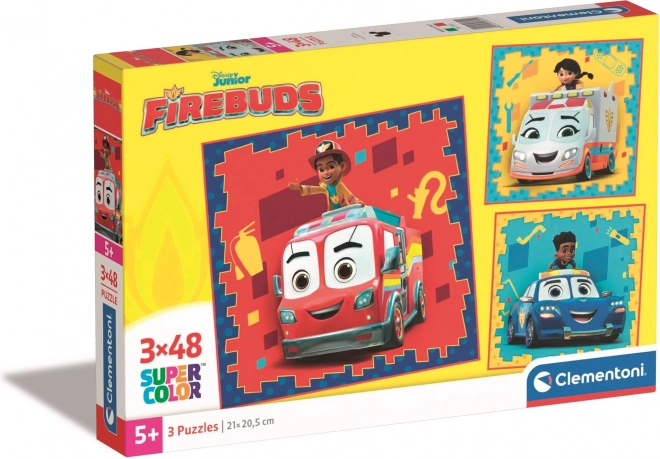 Clementoni Three-in-One Car Puzzle Set