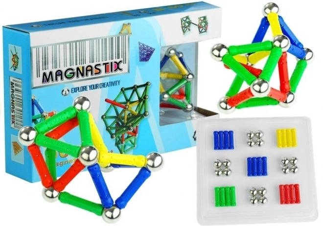 Colorful Magnetic Building Blocks Set