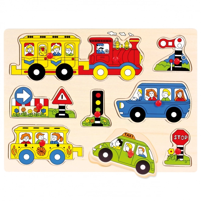 Wooden Transport Puzzle