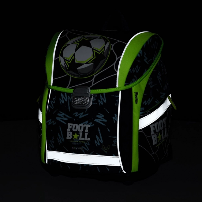 Premium Light School Backpack with Football Theme