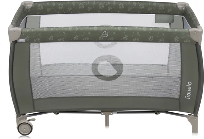 Travel Cot Lionelo Sven Plus Beige Olive