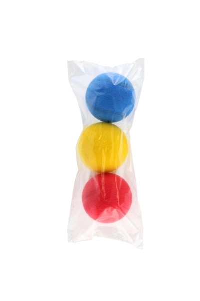 Soft Foam Tennis Balls - 7cm Diameter, 3 Pack