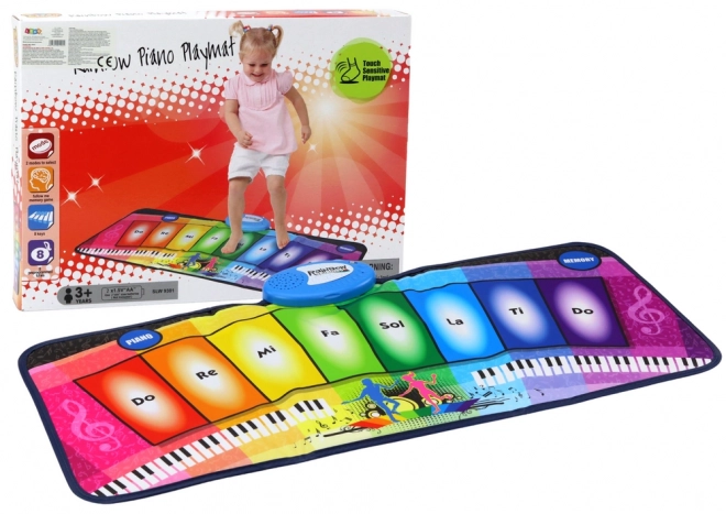 Musical Dance Educational Rainbow Mat Piano