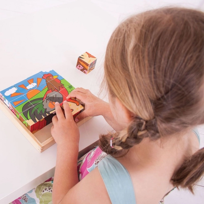 Farm Picture Wooden Blocks