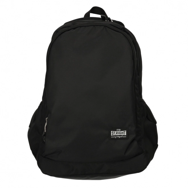 School Backpack with 3 Compartments St. Right 25L Black