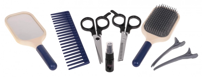 Mega Hairdressing Set for Little Hairdresser Blue with Accessories