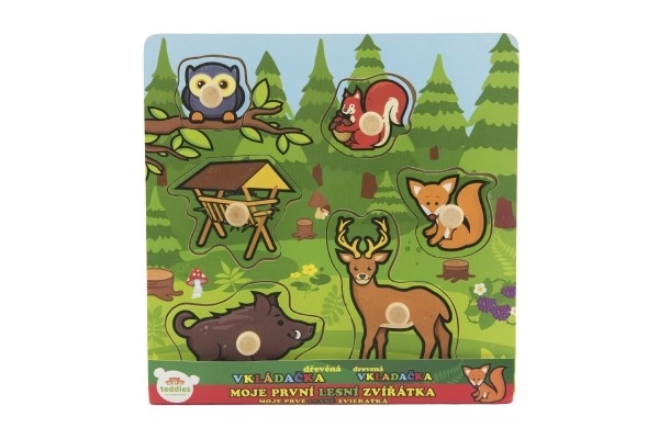 Wooden Puzzle My First Forest Animals