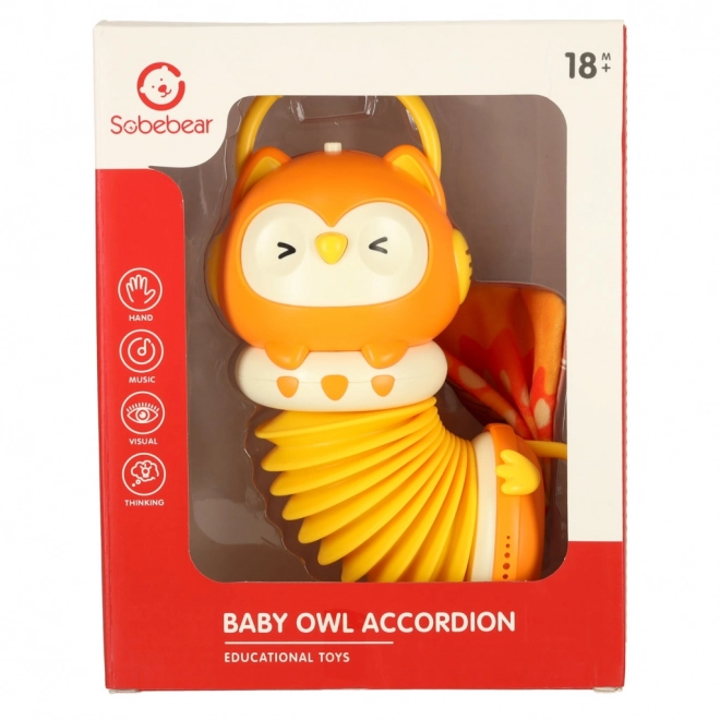 Sensory Owl Accordion Toy for Children