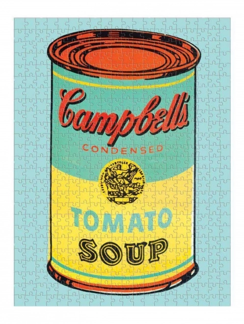 Galison Andy Warhol Soup Cans Double-Sided Puzzle